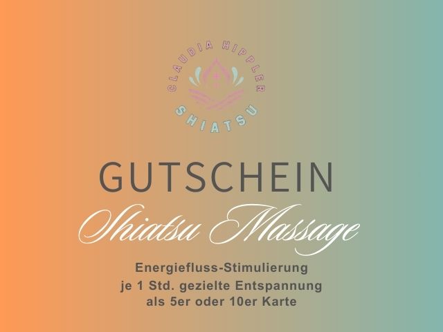 Gutschein Shiatsu Massage